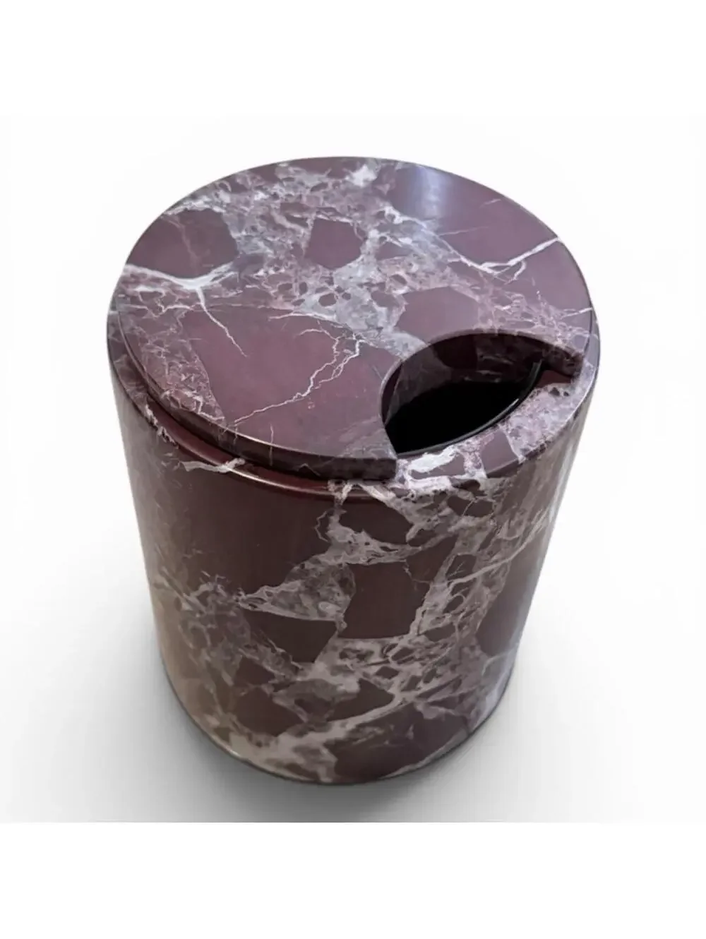 SOHO HOME Pavel Rosso Levanto Marble Ice Bucket Luxury